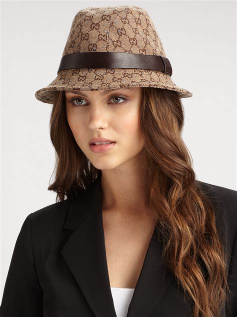 gucci hats for women|gucci fedora hats women's.